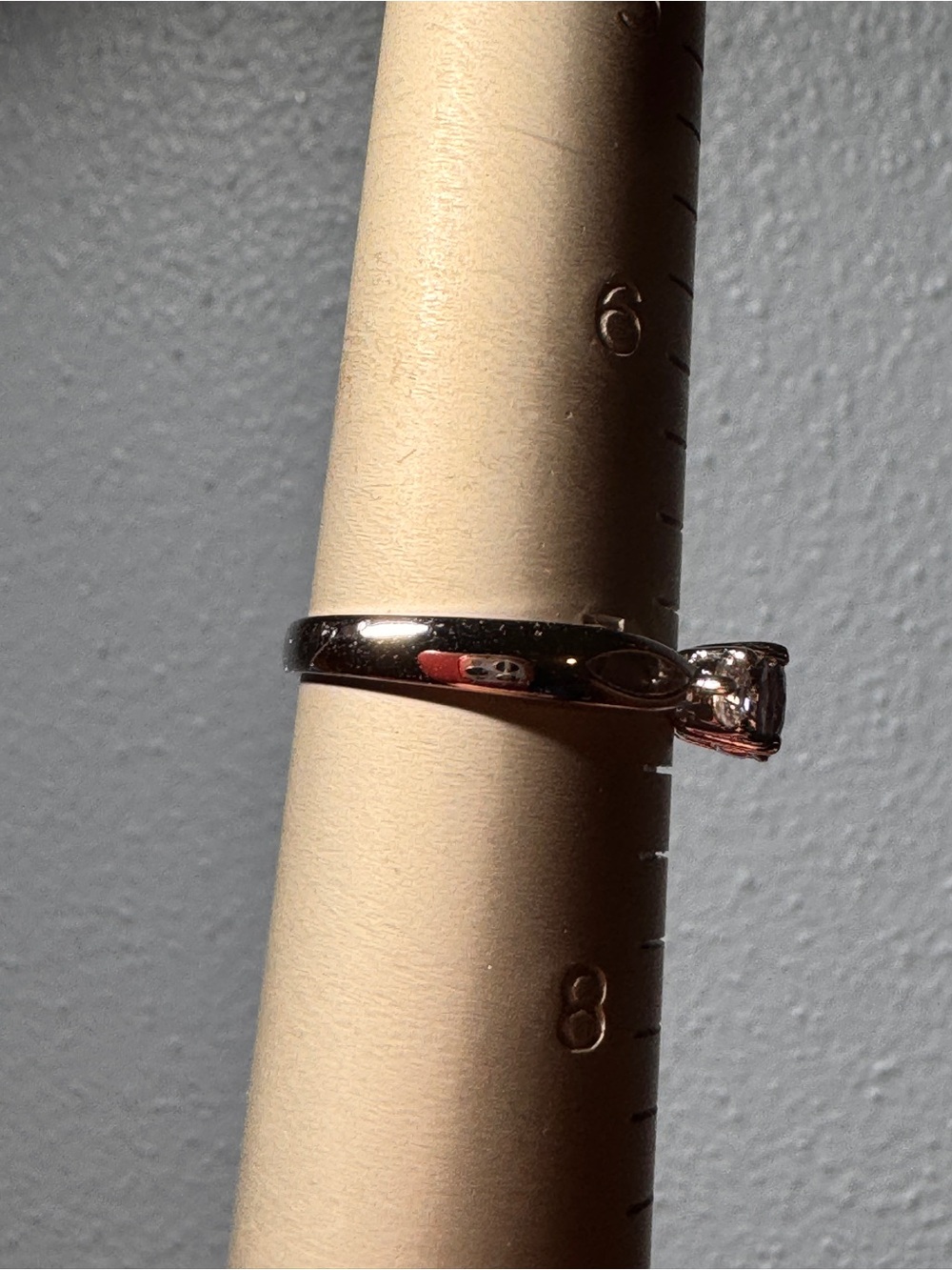 925 Sterling Silver Amethyst Gemstone Ring with Side Accents - Picture 3 of 5